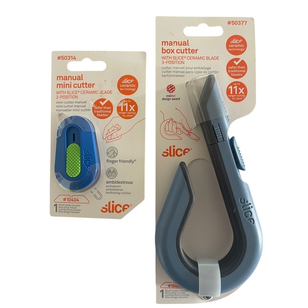 Slice Manual Box Cutter & Mini Cutter Set